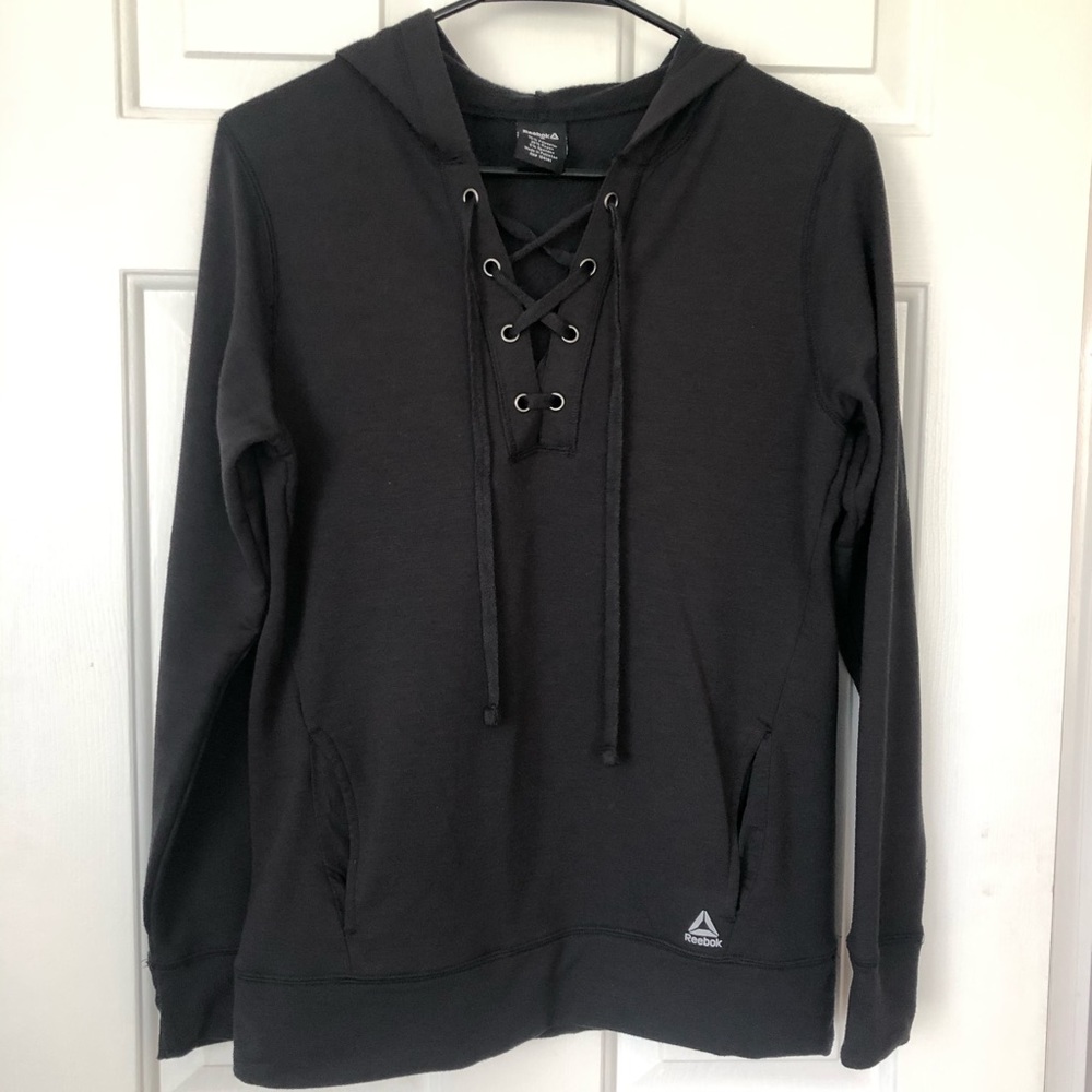 Black Reebok sweatshirt